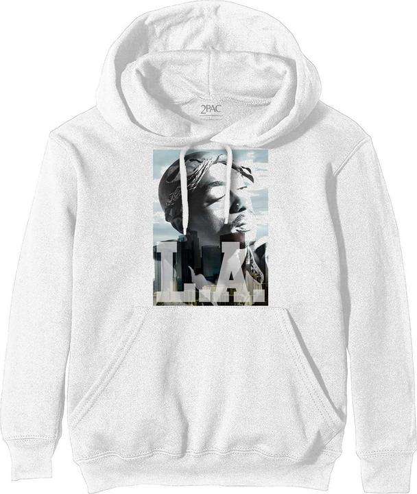 Tupac Shakur LA Skyline Hoodie zum Überziehen