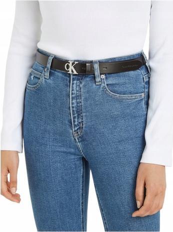 Image du produit Calvin Klein Damen-Hosengürtel mit rundem Mono-Plakette (70)