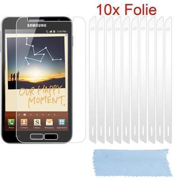 Actual product image Cadorabo 10x protective film (1 Piece, Samsung Galaxy NOTE 1)