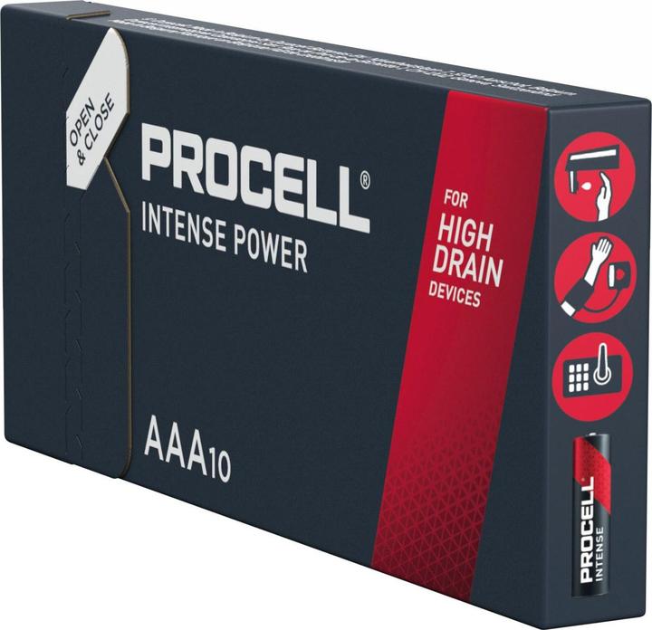 Produktbild Duracell Batterie Alkaline, Micro, AAA, LR03, 1.5V (10 Stk., AAA, 1222 mAh)