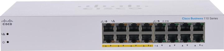 Produktbild Cisco PoE Switch CBS110-16PP-EU 16 Port (16 Ports)
