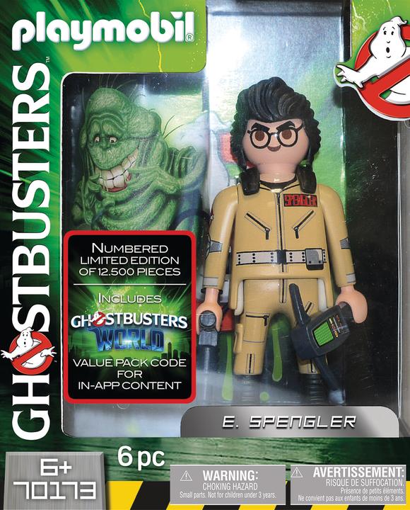 Immagine prodotto Playmobil Figura da collezione Ghostbusters E. Spengler (70173, Playmobil Acchiappafantasmi)