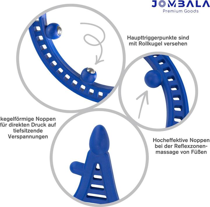 Image du produit Jombala Masseur de points de déclenchement avec billes d'acier rotatives pour le massage des zones réflexes