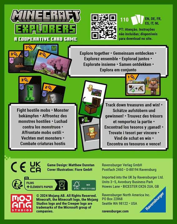 Actual product image Ravensburger Minecraft Explorers (Dutch, English)