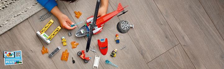Produktbild LEGO Feuerwehrhubschrauber (60281, LEGO City)