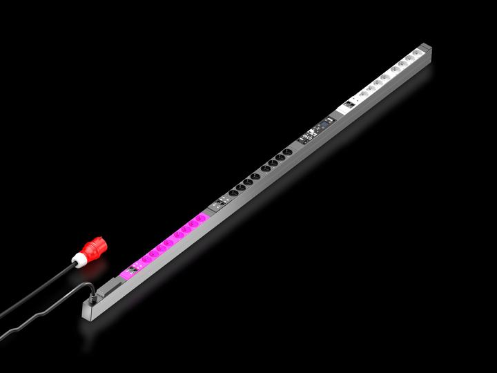 Actual product image Rittal 7979234 PDU metered 32A/3P CEE 24xCEE7/3 Schuko PDU Basic Power distribution