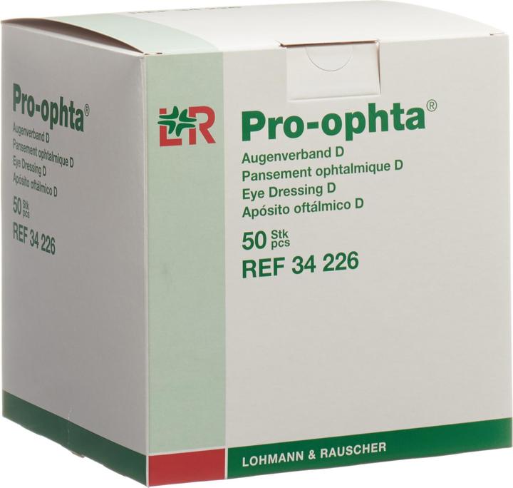 Produktbild Pro Ophta D Augenverband lichtdicht hautfarbig (50 x)