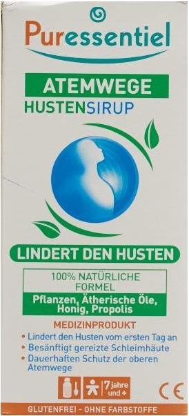 Actual product image Puressentiel Syrup respiratory cough 125 ml (1 Piece)