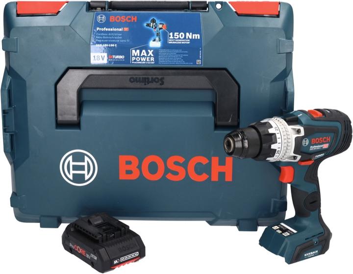 Actual product image Bosch Professional GSR 18V-150 C (Rechargeable battery operated)