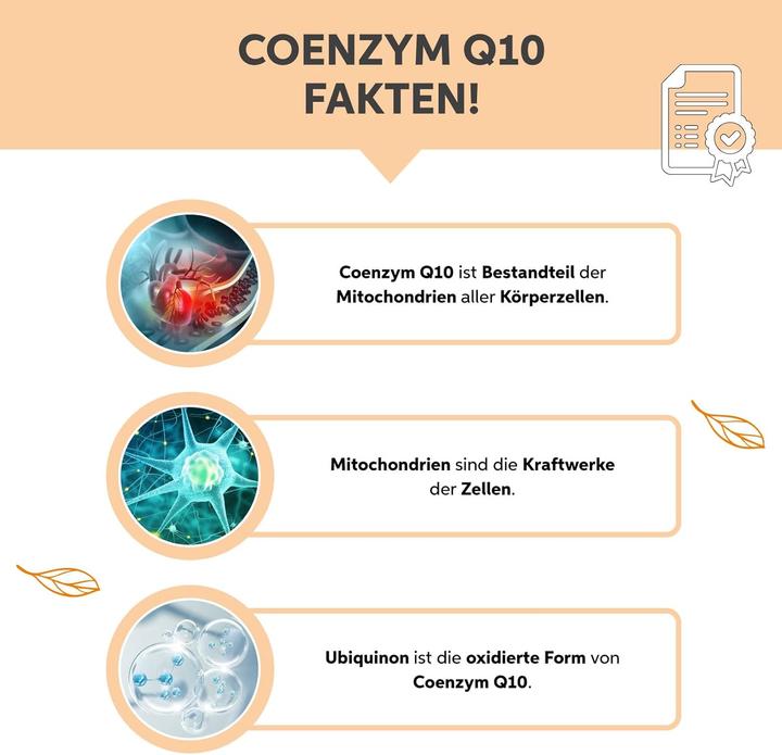 Produktbild Eltabia Coenzym Q10 Kapseln | 200mg Hochdosiertes Vegan Premium Ubiquinon (200 Stück, Kapseln)