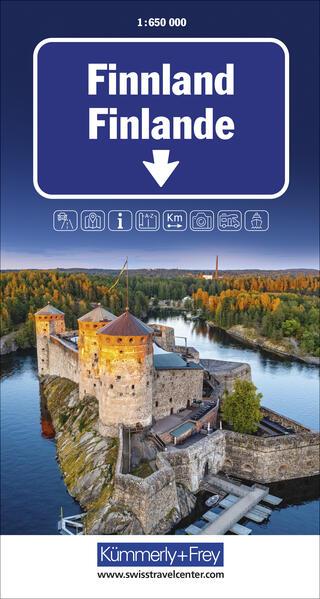 Immagine prodotto Carta stradale della Finlandia 1:650 000