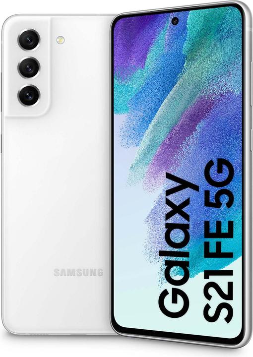 Produktbild Samsung Galaxy S21 FE 5G EU (128 GB, White, 6.40", Dual SIM, 12 Mpx, 5G)