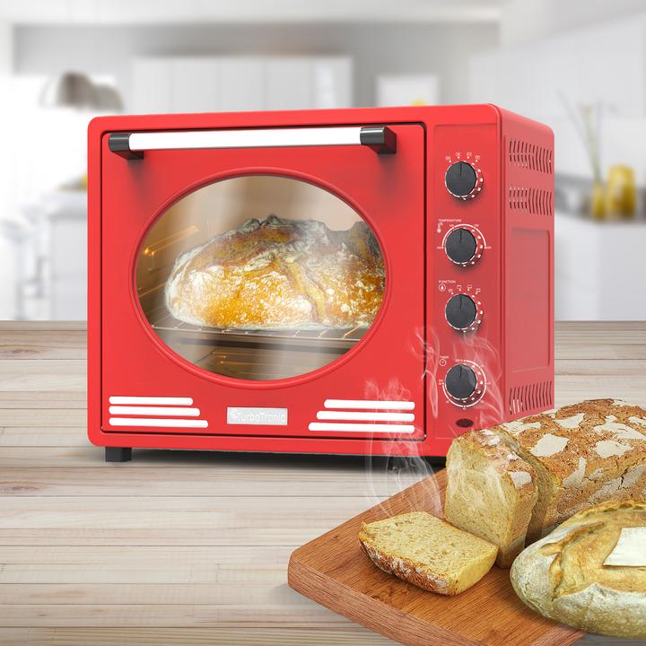 Actual product image TurboTronic By Z-Line Mini oven Red