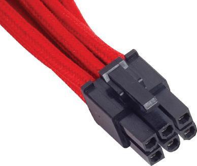 Produktbild Silverstone ATX Extension 6-6(PCI-E)Pin rot