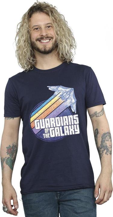Produktbild Guardians of the Galaxy Badge Rocket TShirt (3XL)