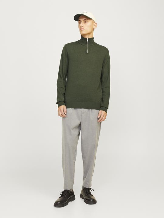 Produktbild Jack & Jones Einfarbig Strickpullover mit Halber Reissverschluss Strickpullover mit Halber Reissverschluss (M)