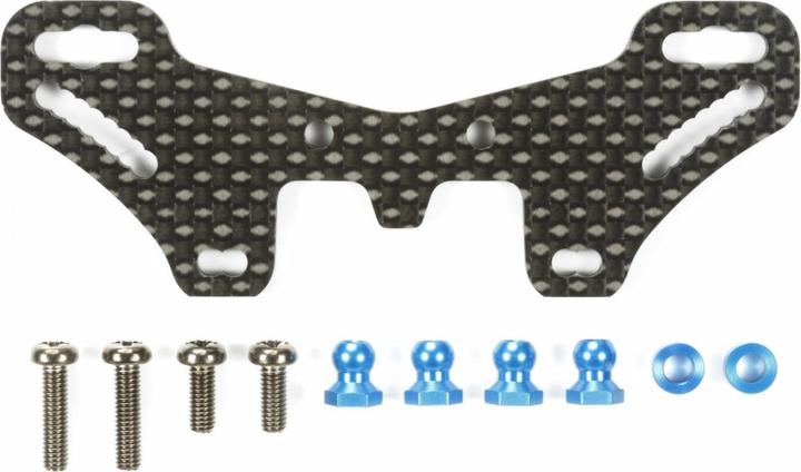 Actual product image Tamiya TT-02S Rear shock tower carbon