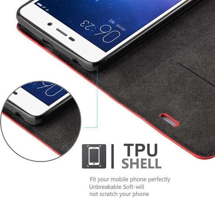 Productafbeelding Cadorabo Boek Onzichtbare Magneethoes (Xiaomi RedMi 3S)