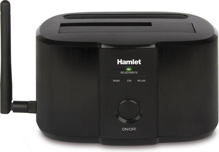 Immagine prodotto Hamlet Wi-Fi Docking Station per hard disk sata da 2,5" o 3,5" (1 Porti)