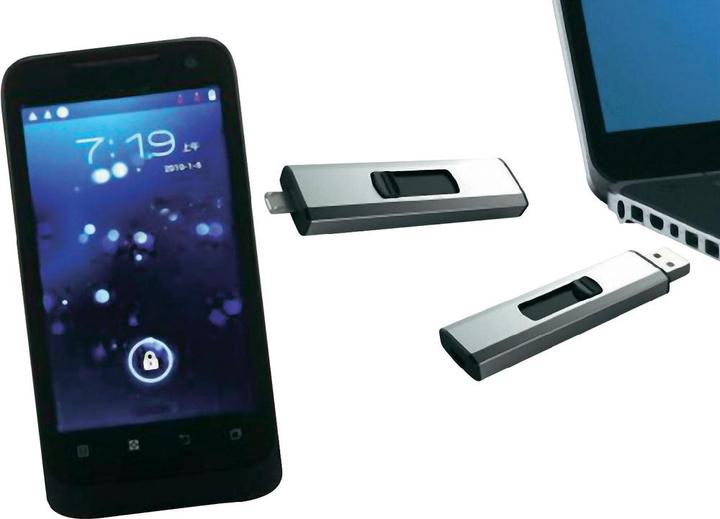 Immagine prodotto Xlyne Chiave doppia retrattile (32 GB, Micro USB, USB-A, USB 3.0)