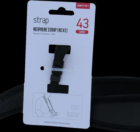 Immagine prodotto Matin Cinghia di trasporto de Luxe rotonda in neoprene 43 mm M-6780H