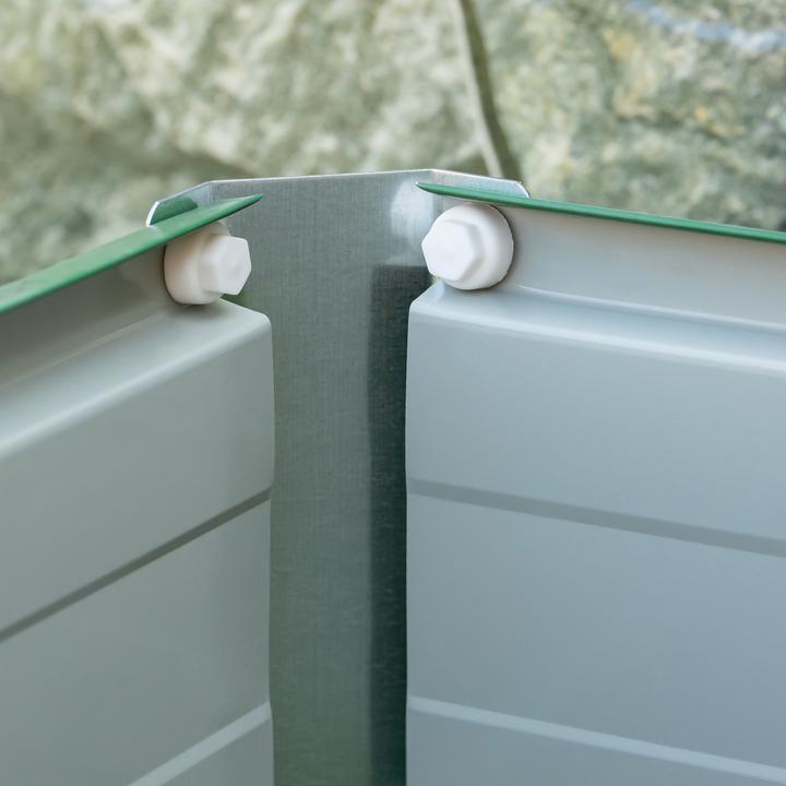 Actual product image Outsunny Garden bed including gardening gloves and bed signs