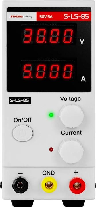 Produktbild Stamos Labornetzgerät regelbar Labornetzteil Netzgerät Netzteil Trafo 30 V 5 A DC