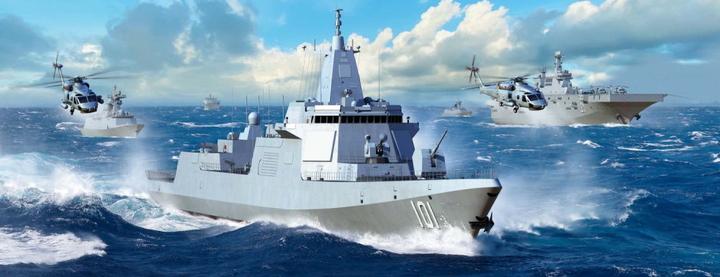 Immagine prodotto Trumpeter Cacciatorpediniere Type 055 della Marina Militare PLA