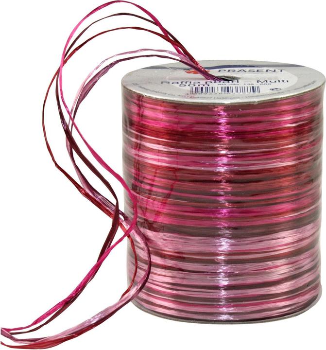 Produktbild Pattberg Geschenkband Raffia Pearl 50 m, Pink/Rosa (Geschenkband, 1 x)