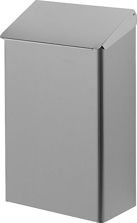 Image du produit Valera Dutch Bins poubelle en acier inoxydable 7 litres avec couvercle adapté au montage mural (7 l)