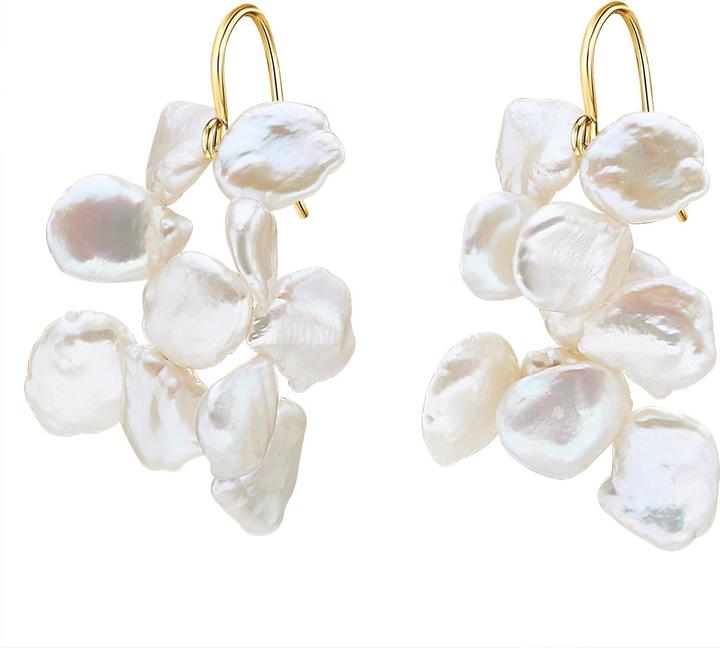Immagine prodotto Valero Pearls Perle d'acqua dolce d'argento da donna coltivate in oro giallo - 24425 (Argento)
