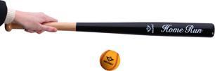 Actual product image Angel Sports Honkbalbat with ball (28")