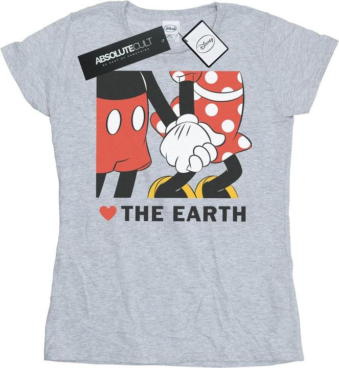 Produktbild Disney Mickey Mouse Heart The Earth TShirt (L)
