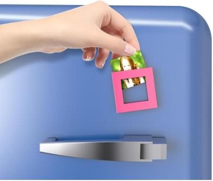 Produktbild Magni Mega Magnet SQUARE XL (75 x 75 mm, Bilderrahmen) pink (1 x)