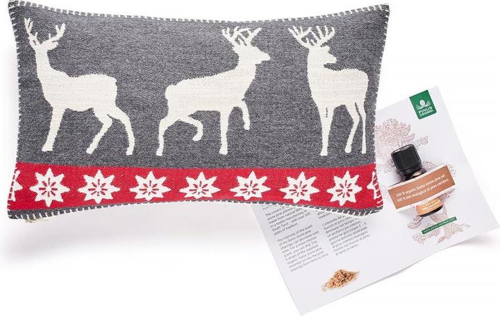 Image du produit Nature's Design Coussin d'arolle cerf rouge (20 x 35 cm) (20 x 35 cm)