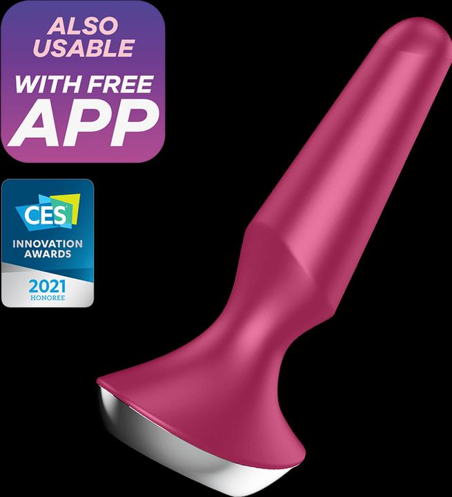 Produktbild Satisfyer Plug-ilicious 2 Plug Vibrator - Berry