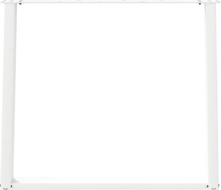 Produktbild VidaXL Esstischbeine U-Form 2 Stk. Weiss 100x(72-73) cm Stahl