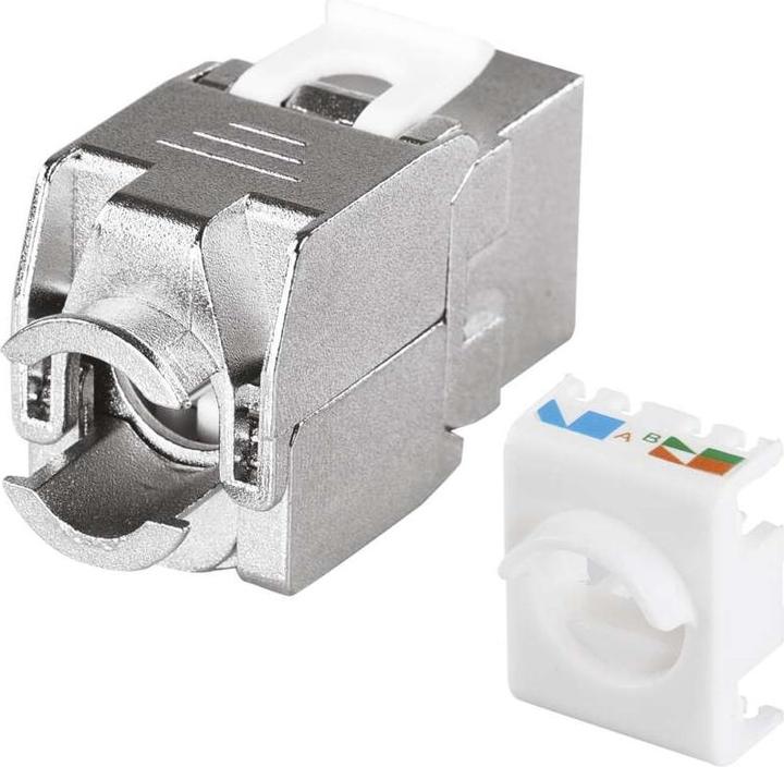 Actual product image Emos Keystone module RJ45 FTP CAT6 (U/FTP, CAT6, 0.03 m)