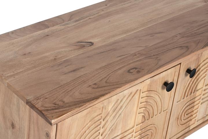 Immagine prodotto Esprit TV furniture Home Brown Black Metal Acacia 145 x 40 x 52 cm