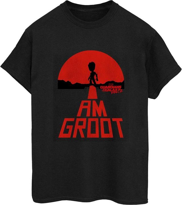 Actual product image Mens Guardians Of The Galaxy I Am Groot Red T-Shirt (XXL)