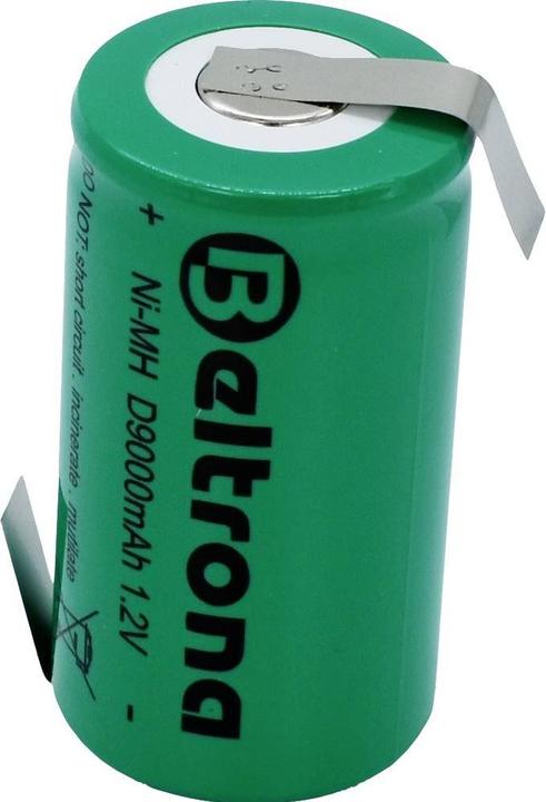 Beltrona D9000 Spezial-Akku Mono (D) Z-Lötfahne NiMH 1.2 V 9000 mAh (1.20 V, 9000 mAh)