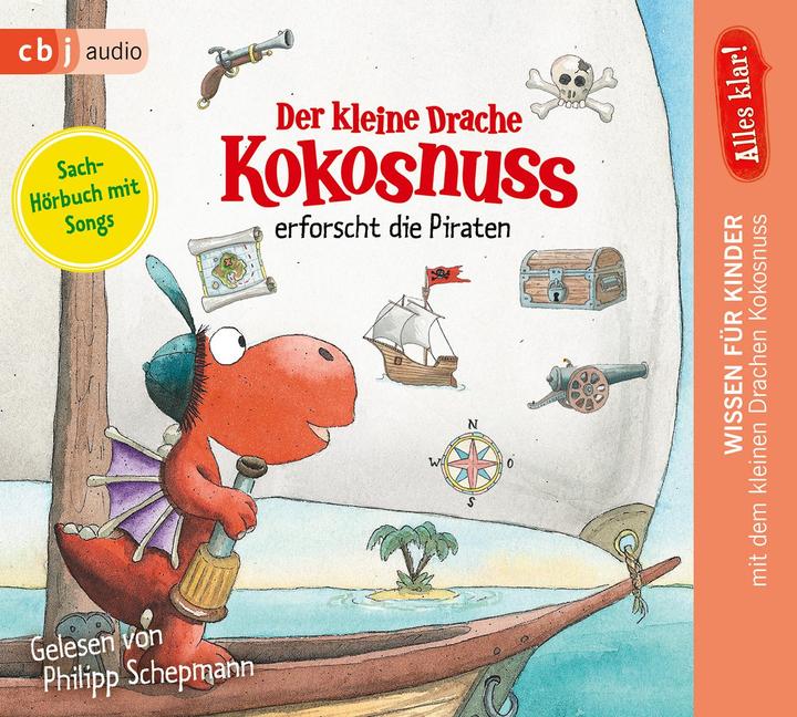Produktbild Alles klar! Der kleine Drache Kokosnuss erforscht die Piraten (Ingo Siegner, Philipp Schepmann, Alfred Dieler, Deutsch)