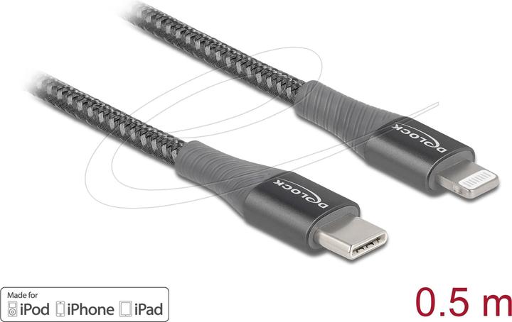 Actual product image Delock USB-C – Lightning (0.50 m, USB 2.0)