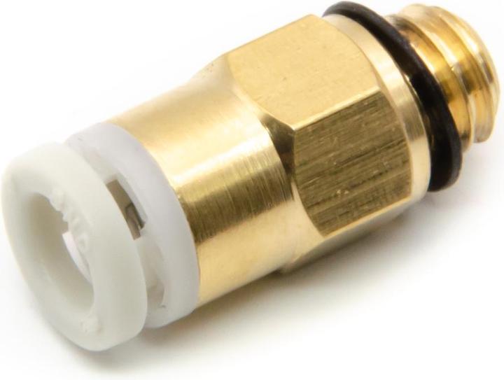 Produktbild Purecrea 4mm M6 Messing PTFE Schlauch Anschluss Push-Fitting