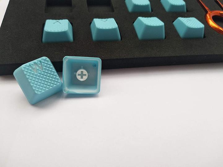 Actual product image Tai-Hao 8-Key Rubber Keycap Set