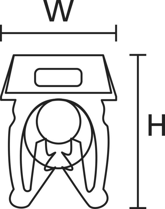 Produktbild HellermannTyton Kennzeichnungsclip (Kabelführungen)