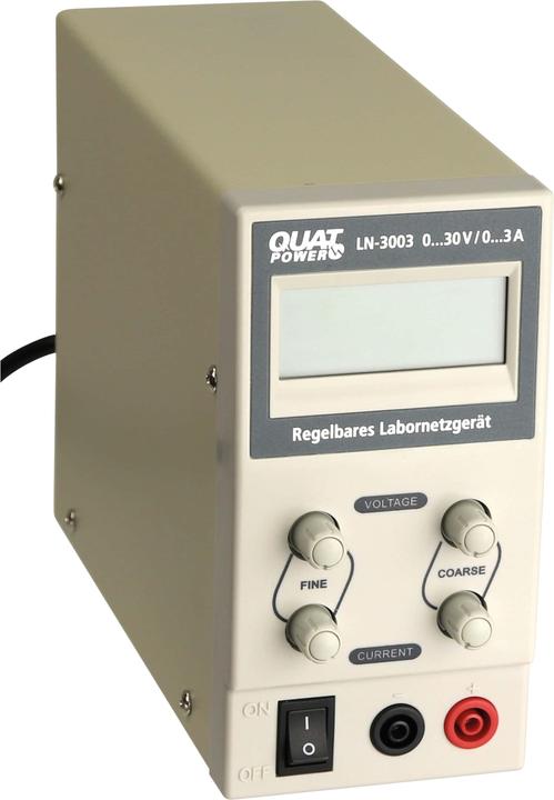 Actual product image QuatPower LN-5003XE power supply unit 0...50V-, 0...3A, LED display