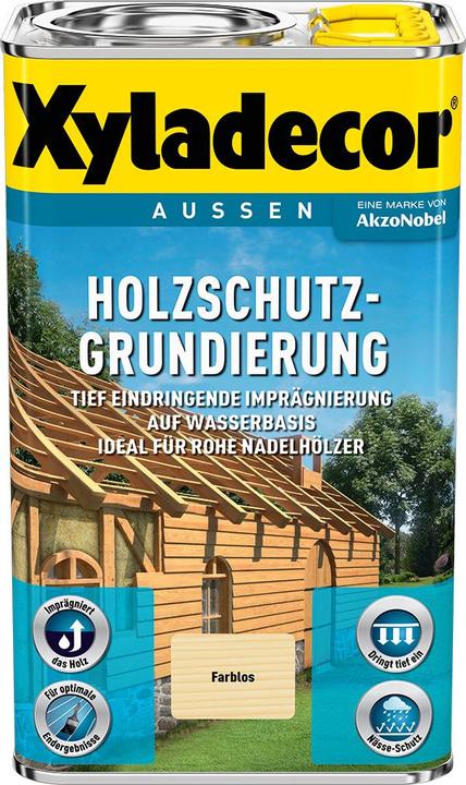 Produktbild Xyladecor Holzschutz Grundierung wasserbasiert (Farblos, 5 l)
