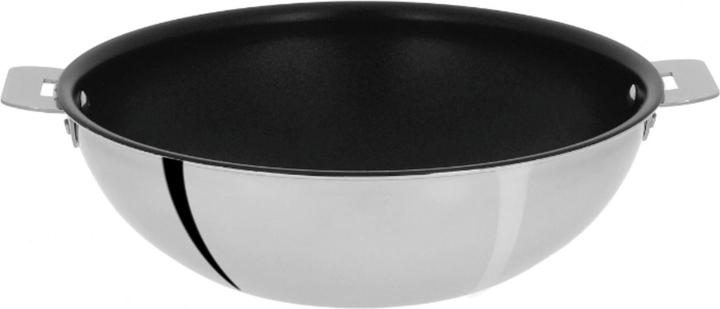 Image du produit Cristel Wok pan Strate, Ø 28cm, poignées (28 cm, Wok, Acier inoxydable)