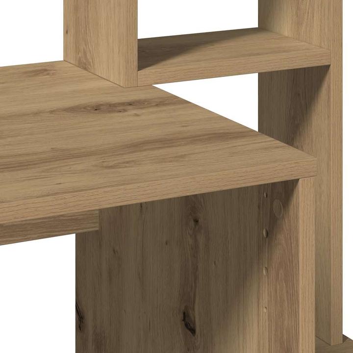 Immagine prodotto VidaXL Scrivania con ripiano Rovere Artigianale 100x45x140cm Materiale a base di legno (100 x 45 x 140 cm)